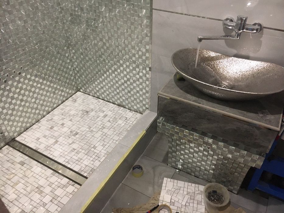 Кафель кладём кафельщик гипсокартон с опытом работы