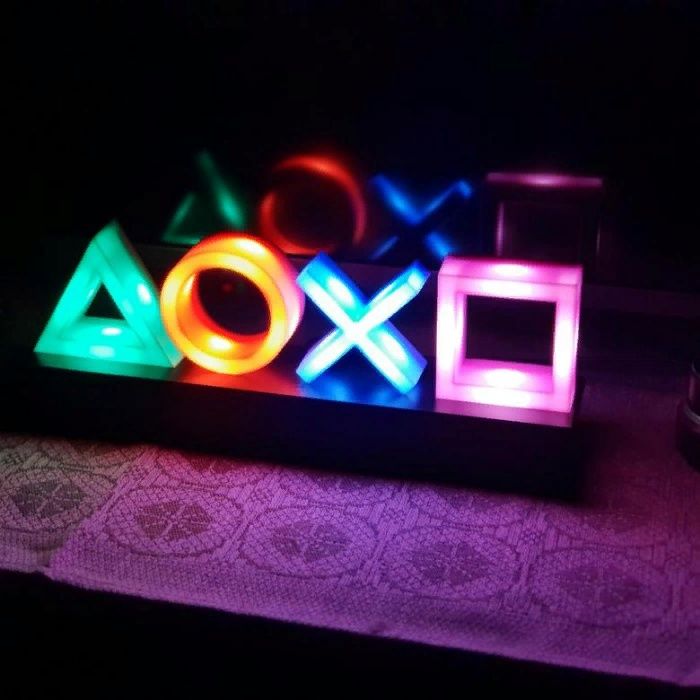 Playstation: Icons Light - лампа для настоящих геймеров \ маг. GAMEtop