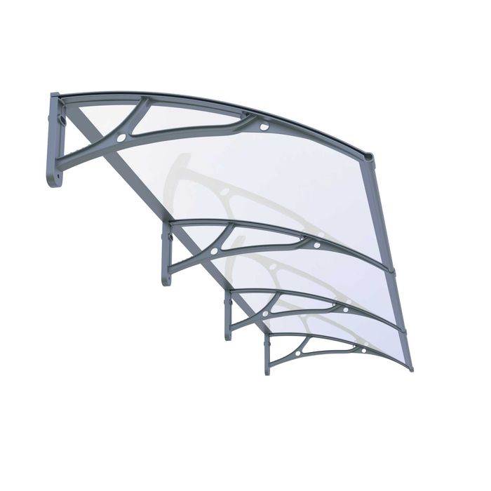 Висок клас АЛУМИНИЕВ навес тента козирка 300х150 см + други размери