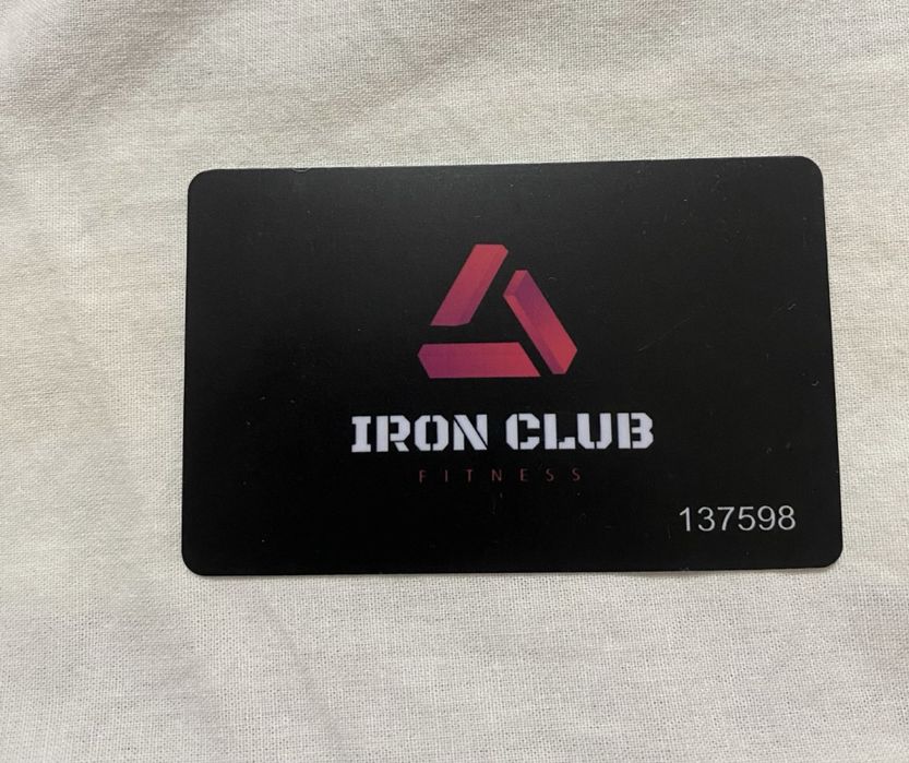 Продам абонемент IRON CLUB