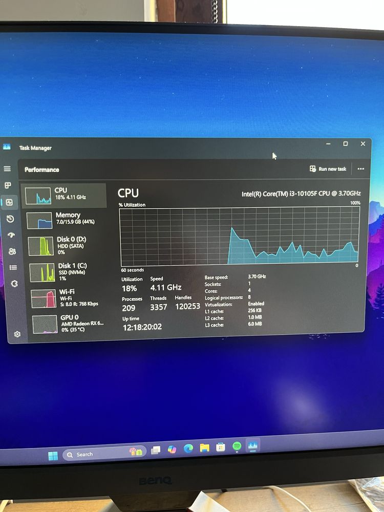 Sistem pc Placa Amd Radeon 6600