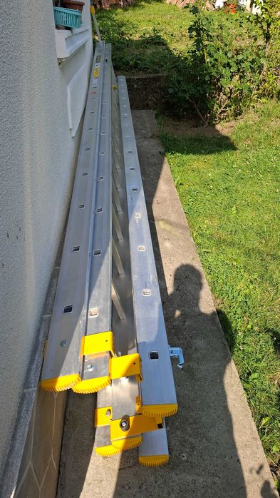 Scara rabatabila aluminiu, 3 tronsoane