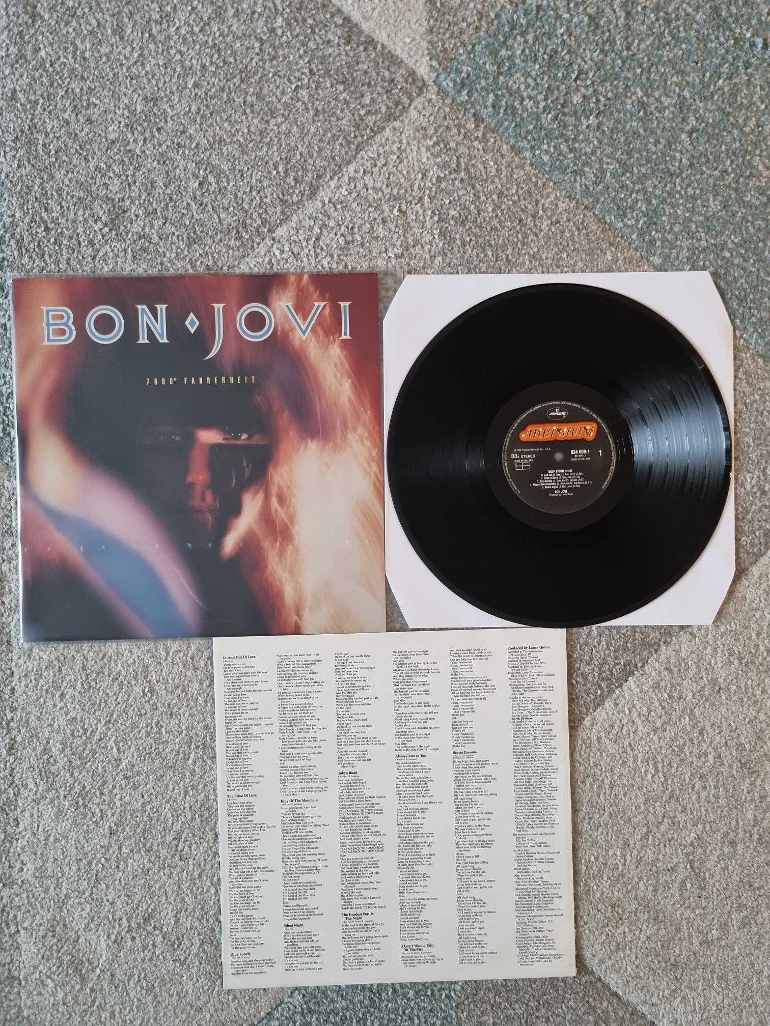 Discuri vinil (muzica) - Bon Jovi, Jovanotti, Billy Idol