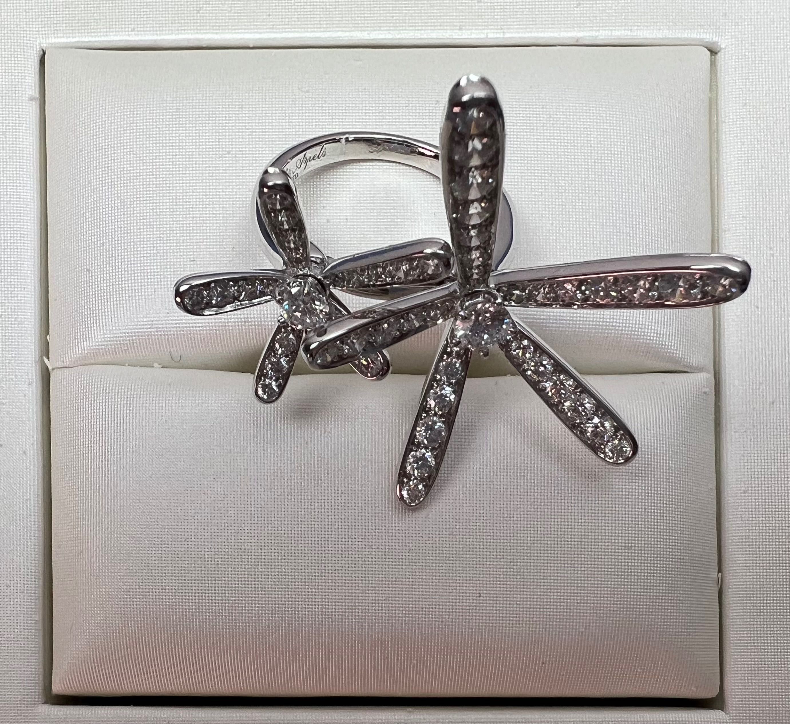 Серьги и кольцо Van Cleef and Arpels (оригинал) бриллианты