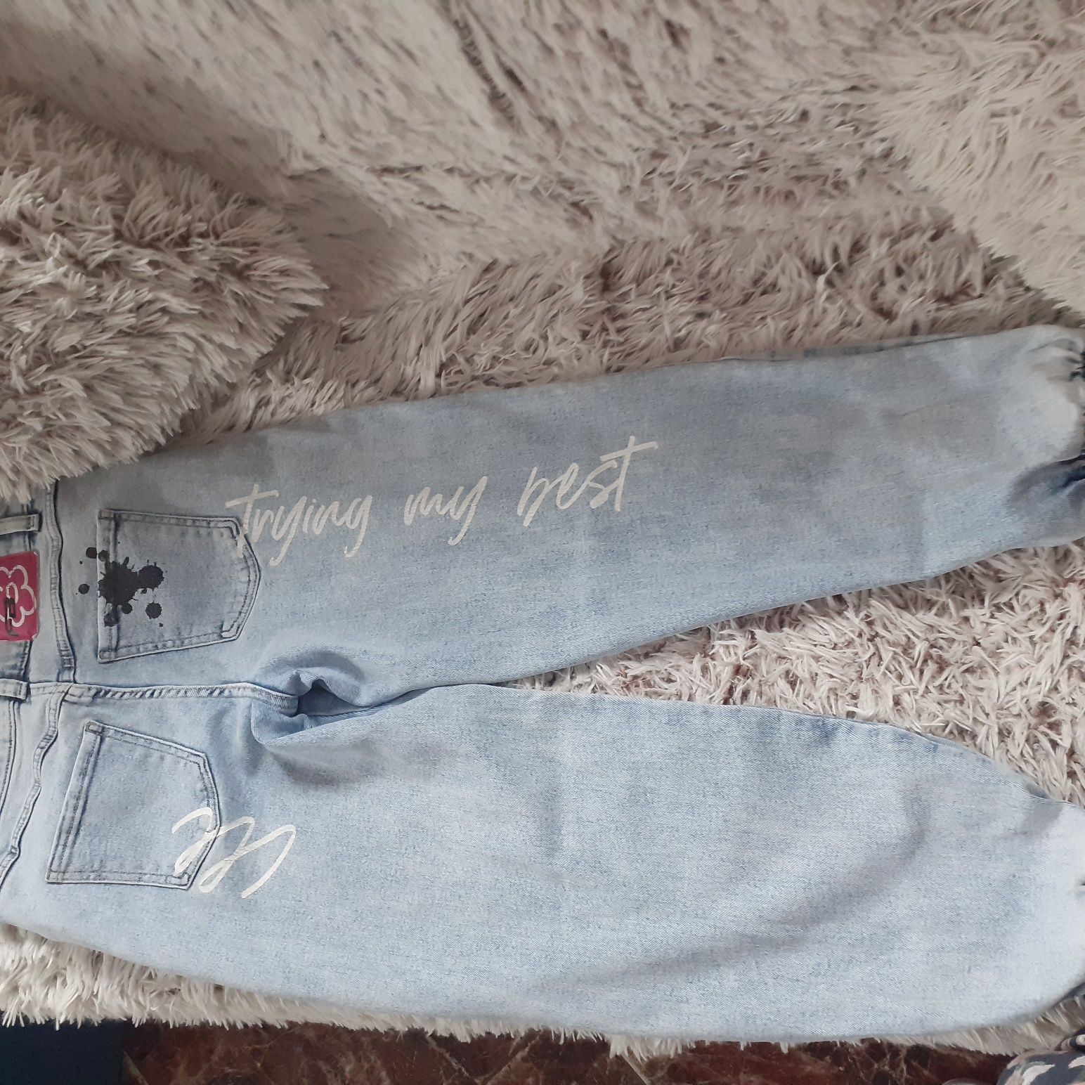 Blugi xs dama albastri