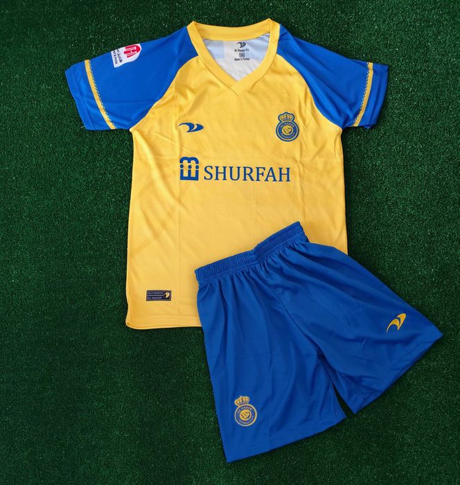 Детски екип Ал Насър Роналдо Португалия мъжка детска футболна фланелка