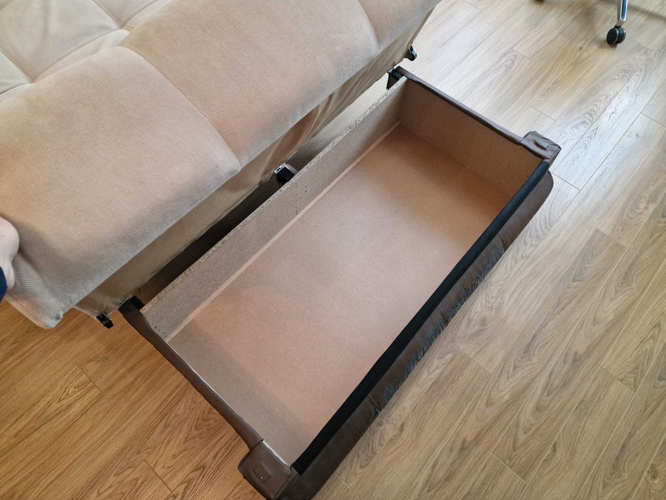 Прав диван с функция сън и ракла - 165x94