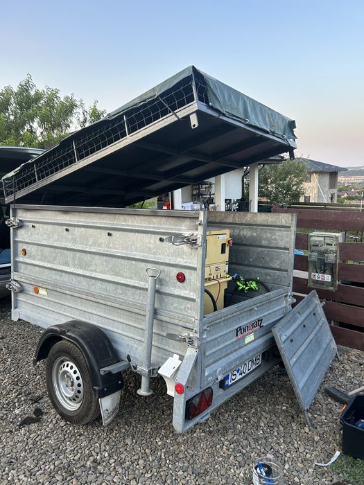 REMORCA 1000 kg / GENERATOR 18kw /Variante