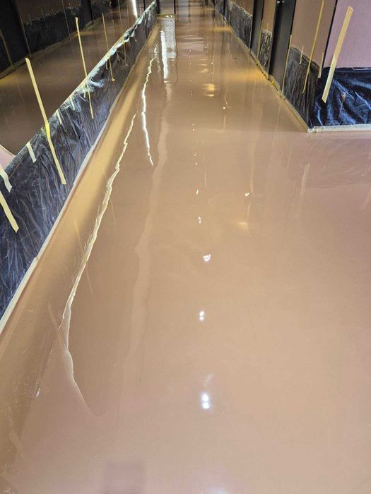 Epoksid va poliuretan sanoat pollari - Topping - Shlifovka - Polimer