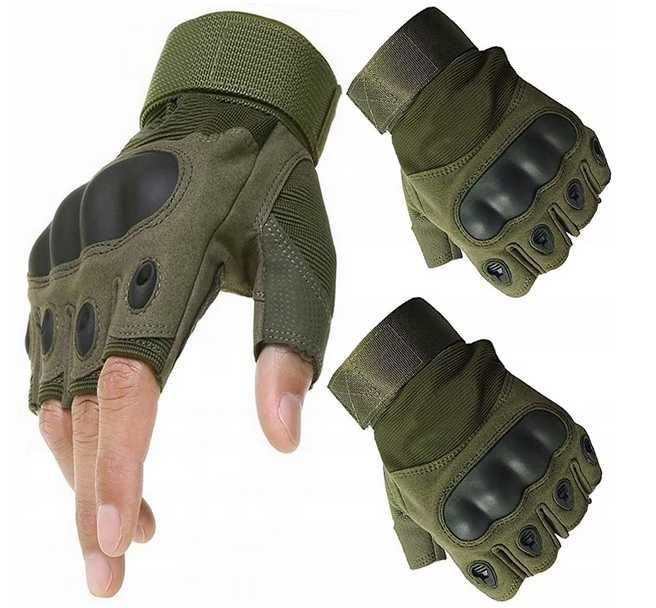 Manusi tactice fara degete pt Vanatoare, Airsoft, Moto ATV, Ciclism