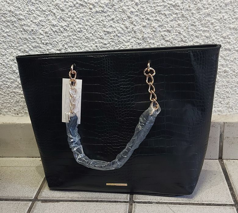 Нова черна бизнес дамска чанта