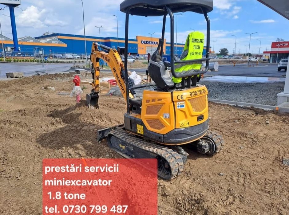 Utilaje  - transport  - demolări  Construcții Tulcea