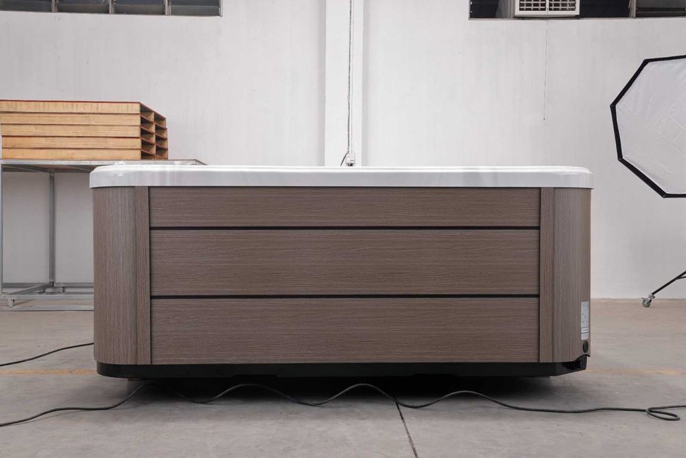 Jacuzzi exterior 3 persoane Visoli 225 x 155 cm 39 jeturi cu Ozone