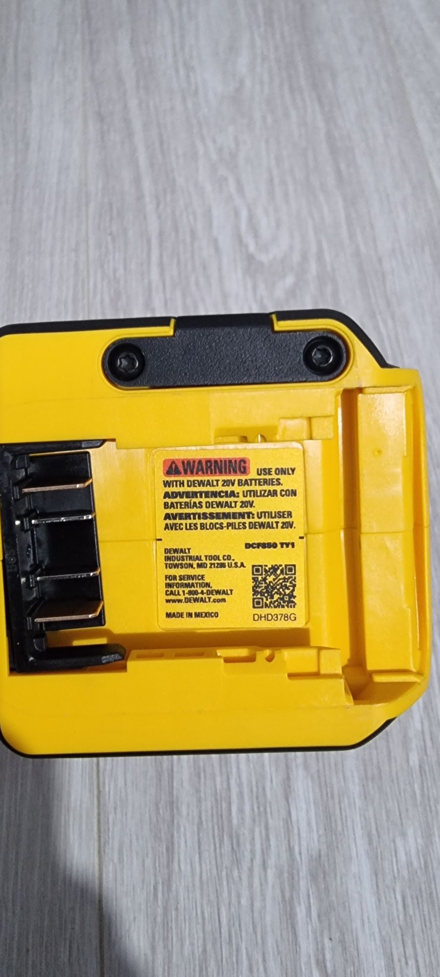 Impact Dewalt DCF850 20 V import USA
