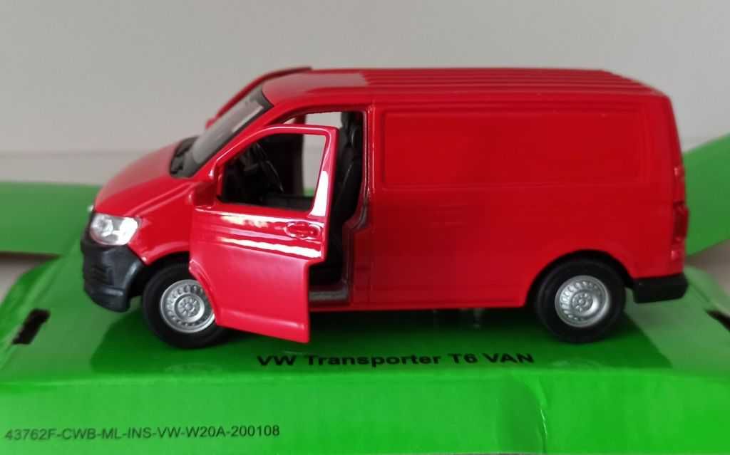 Macheta Volkswagen Transporter T6 Van 2016 - Welly 1/40 VW