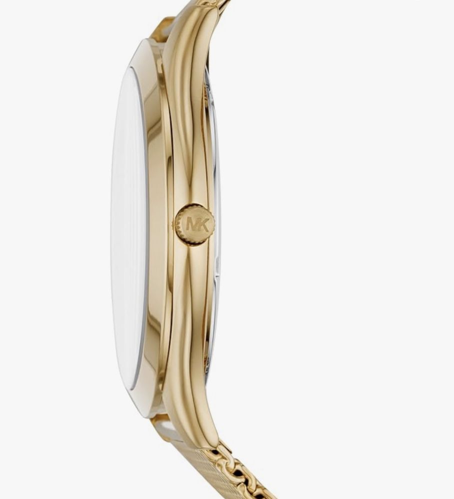 Мъжки часовник Michael Kors Slim Runway Quartz Stainless Steel Gold