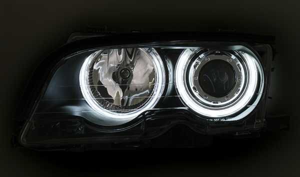 Фарове БМВ Е46 99-03 CCFL LED Angle eyes Нови  BMW E46 Coupe Купе