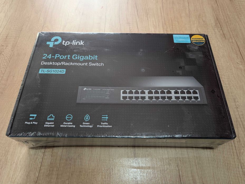 Switch TP-LINK Gigabit TL-SG1024D, nou, sigilat. Garantie 24 luni!