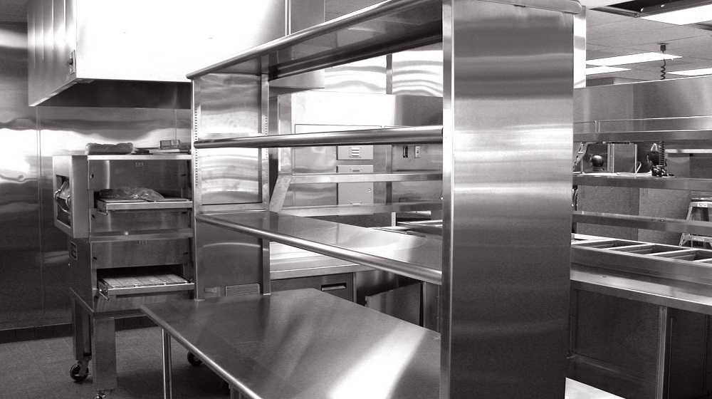 Стеллажи из нержавеющей стали