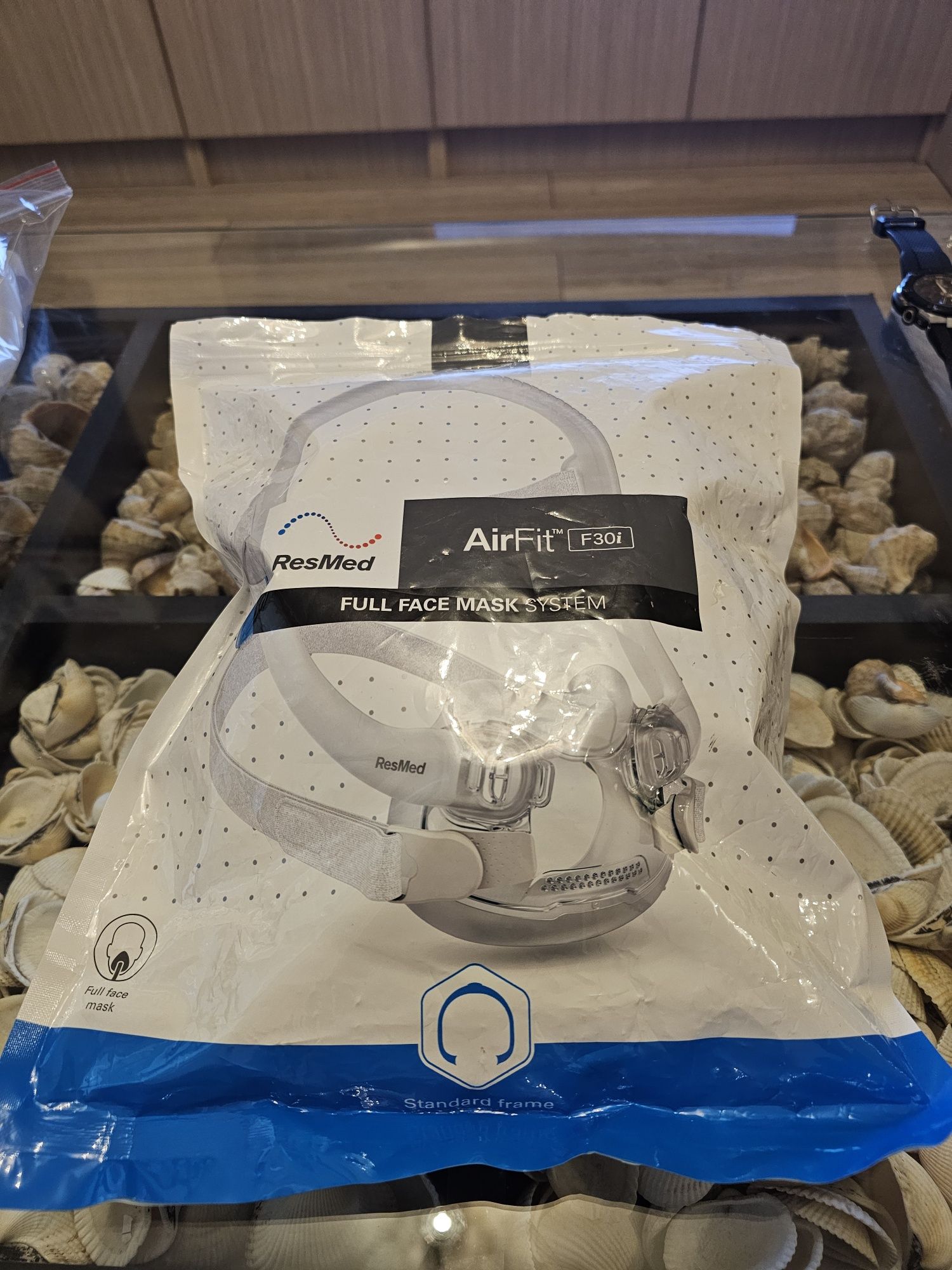 Нова CPAP ResMed F30i маска за цяло лице размер S, M и W сънна апнея