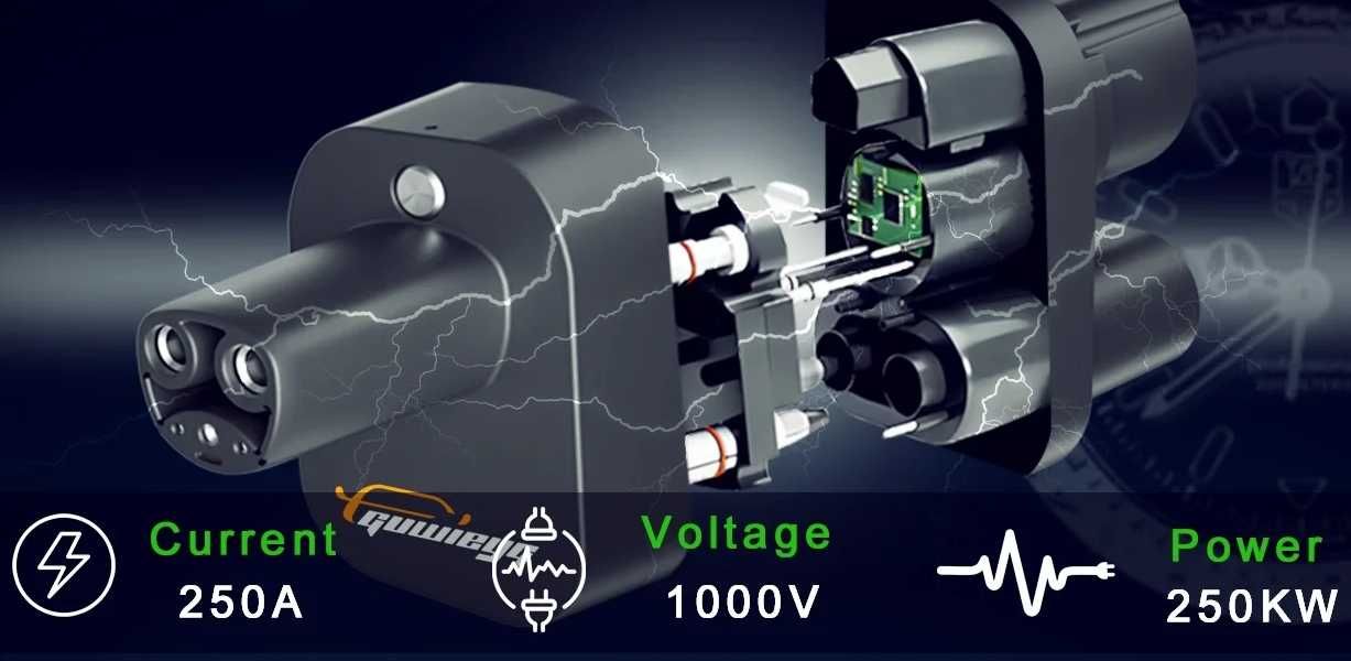 Адаптер - Преходник CCS 2 към Тесла; CCS 2 то Tesla US Adapter; 250 kW