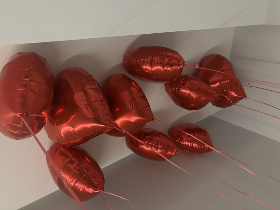 Шарики гелиевые! Сердечки 10 шт