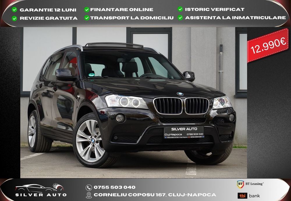 BMW X3 HEAD UP display Automat Piele Garantie 12 LUNI RATE