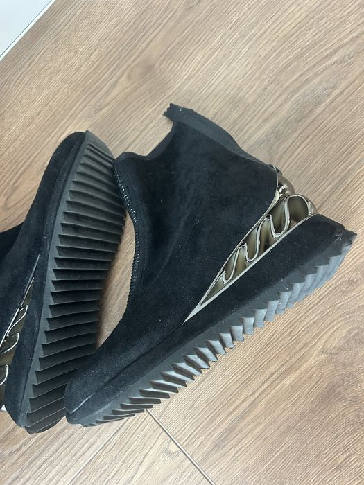 Дамски боти Онли естествен велур