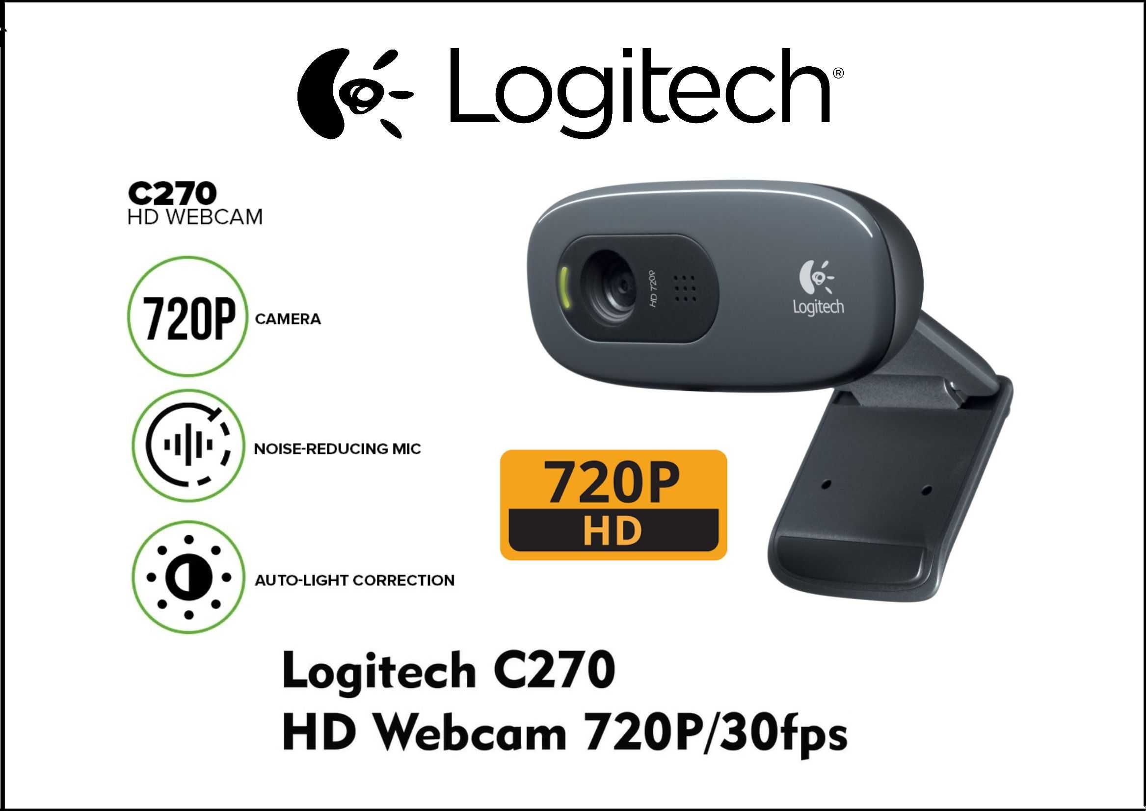 HD Камера с Микрофон Logitech C270 USB