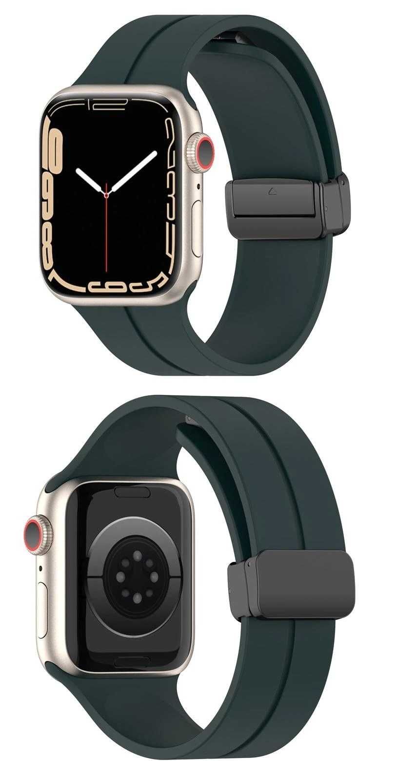 Apple Силиконови Каишки за Watch Ultra, SE, 8 7 6 5 4 3 2 1