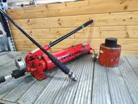 Pompa hidraulica manuala 700 bar + piston
