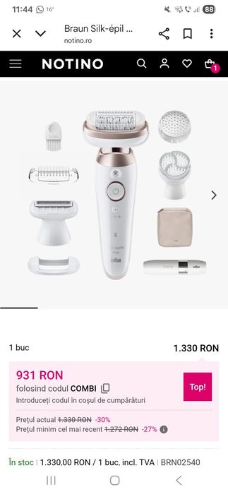 Epilator philips 9flex