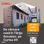 De vânzare casă în Târgu Secuiesc, pe Curtea 41!