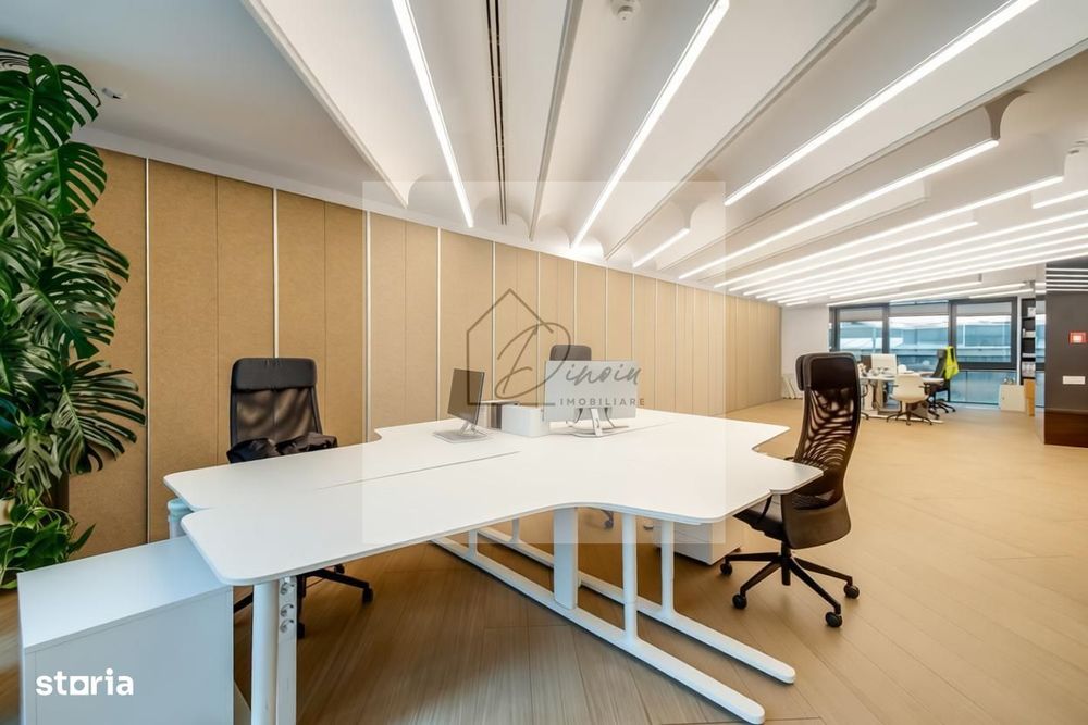 Cortina North I Spatiu de birouri de inchiriat I Mobilat si utilat LUX