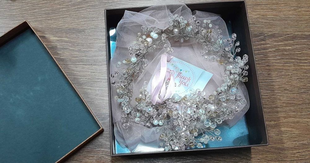 Coroniță de mireasă, handmade