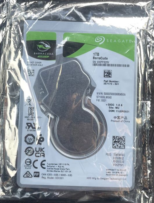 Жёсткий диск Seagate Barracuda 1TB