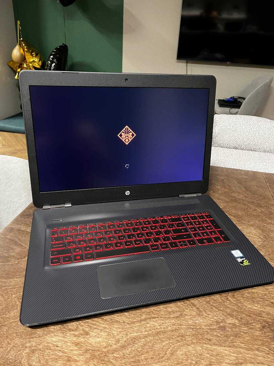Игровой ноутбук HP Omen Int i7-7700HQ 2.80 Ghz. озу 16 гб. ssd. 1050Ti