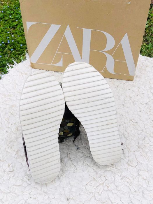 Pantofi fata ZARA-marinea 32,,inter 20,5cm,ca piele,Geox,Guess,Michae