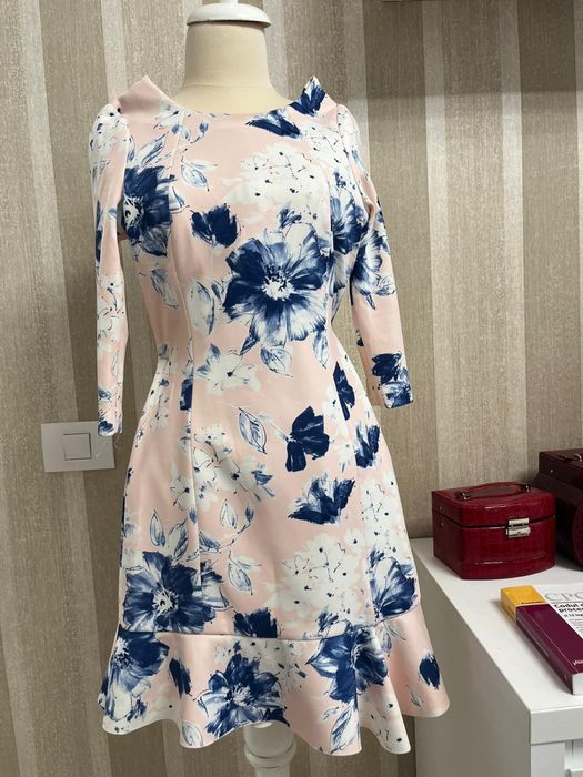 rochii colorate XS/S, yokko, zara, catifea, material elastic