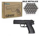 Airsoft metalic,HK USP 600fps.putere mare,bile bonus,in cutie nou!