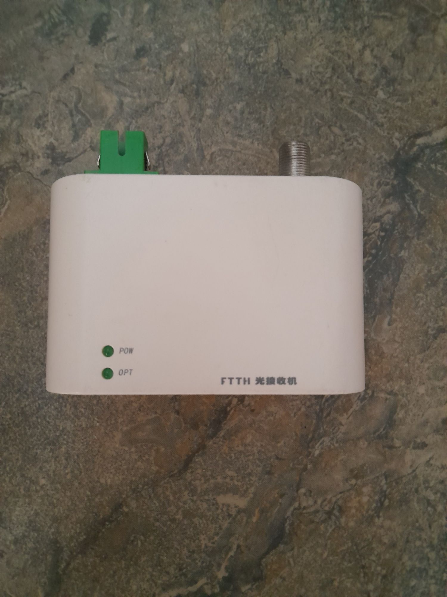 FTTH TV fibra optica -> coaxial