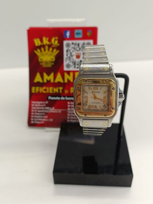 Cartier Santos Galbee Amanet BKG
