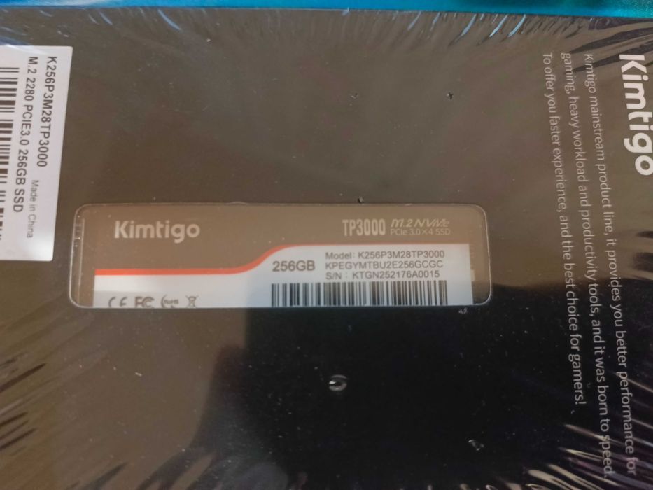 256GB NVMe SSD Kimtigo TP3000