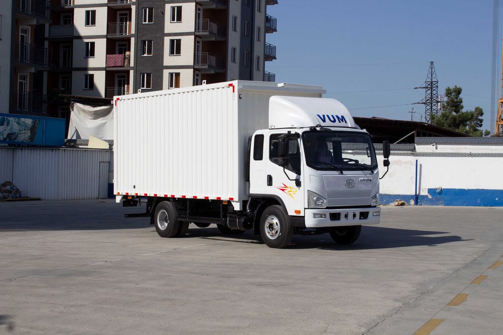 Автофургон цельнометаллический (бабочка) FAW Tiger V, (24,6 м³)