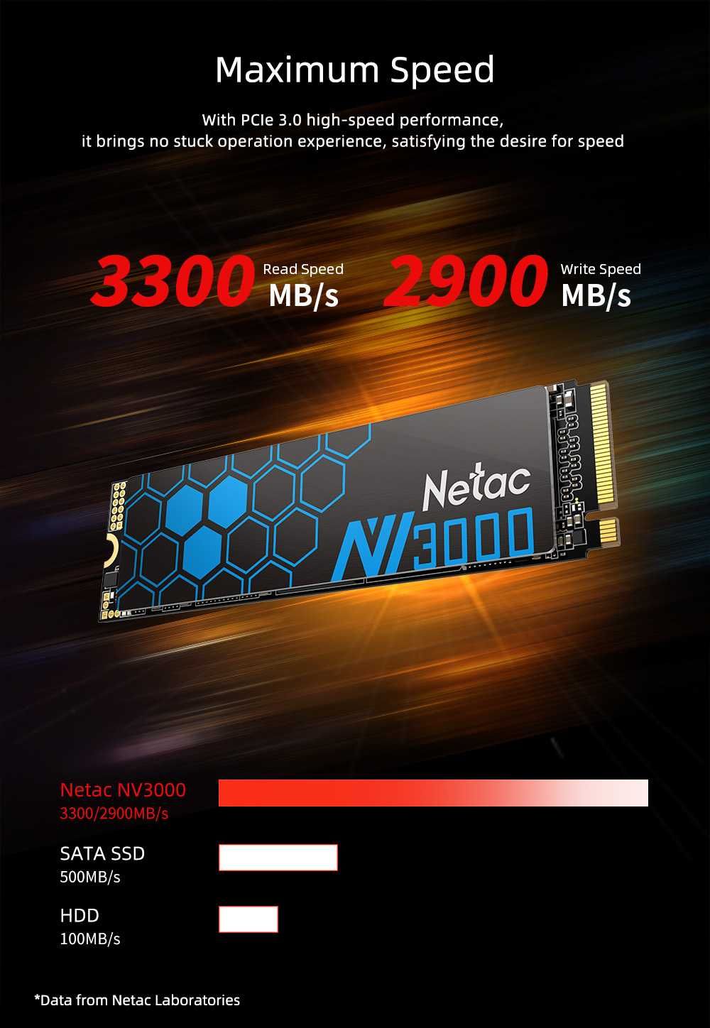 Netac M.2 SSD Hard Drive 250GB M2 PCIe3.0 Internal Solid Disk M2 SSD