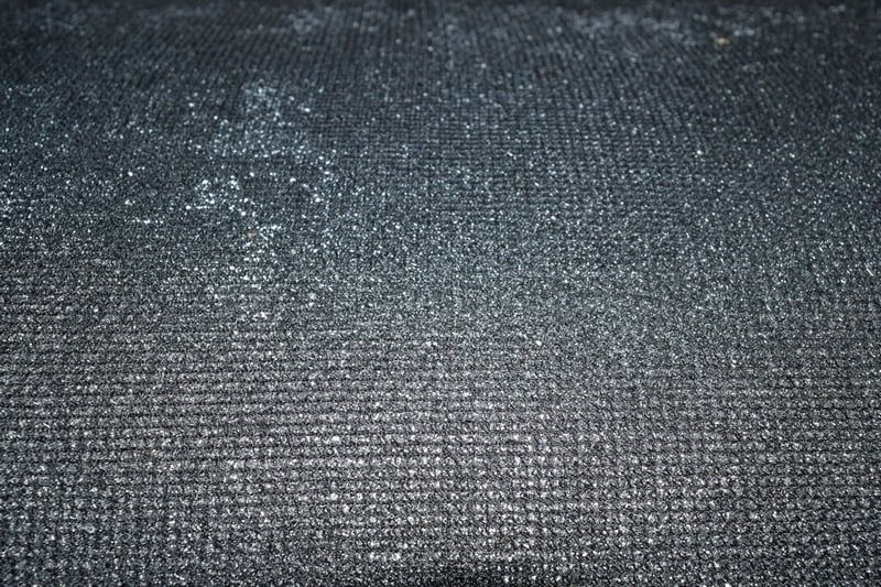 Material special pentru COVORASE auto romb negru/cusatura gri.ERK