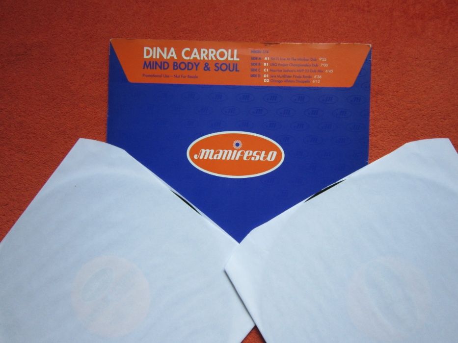 2xLP Dina Carroll -Mind Body & Soul(Electronic,House)made in UK 1997