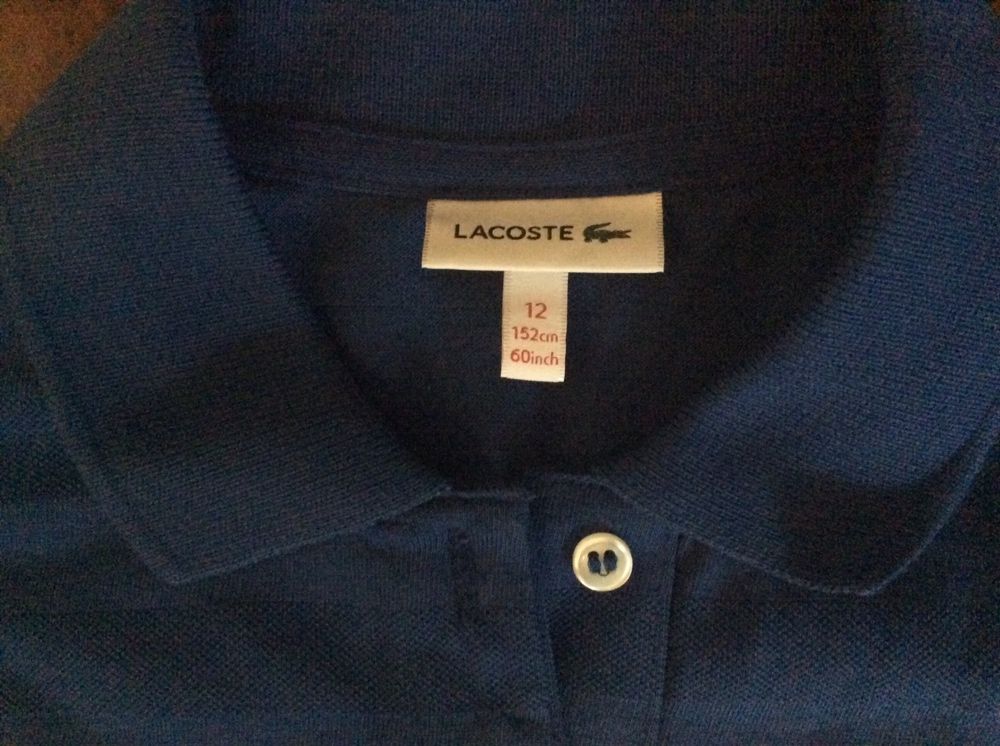 Tricou LACOSTE Copii Albastru.Ca Nou