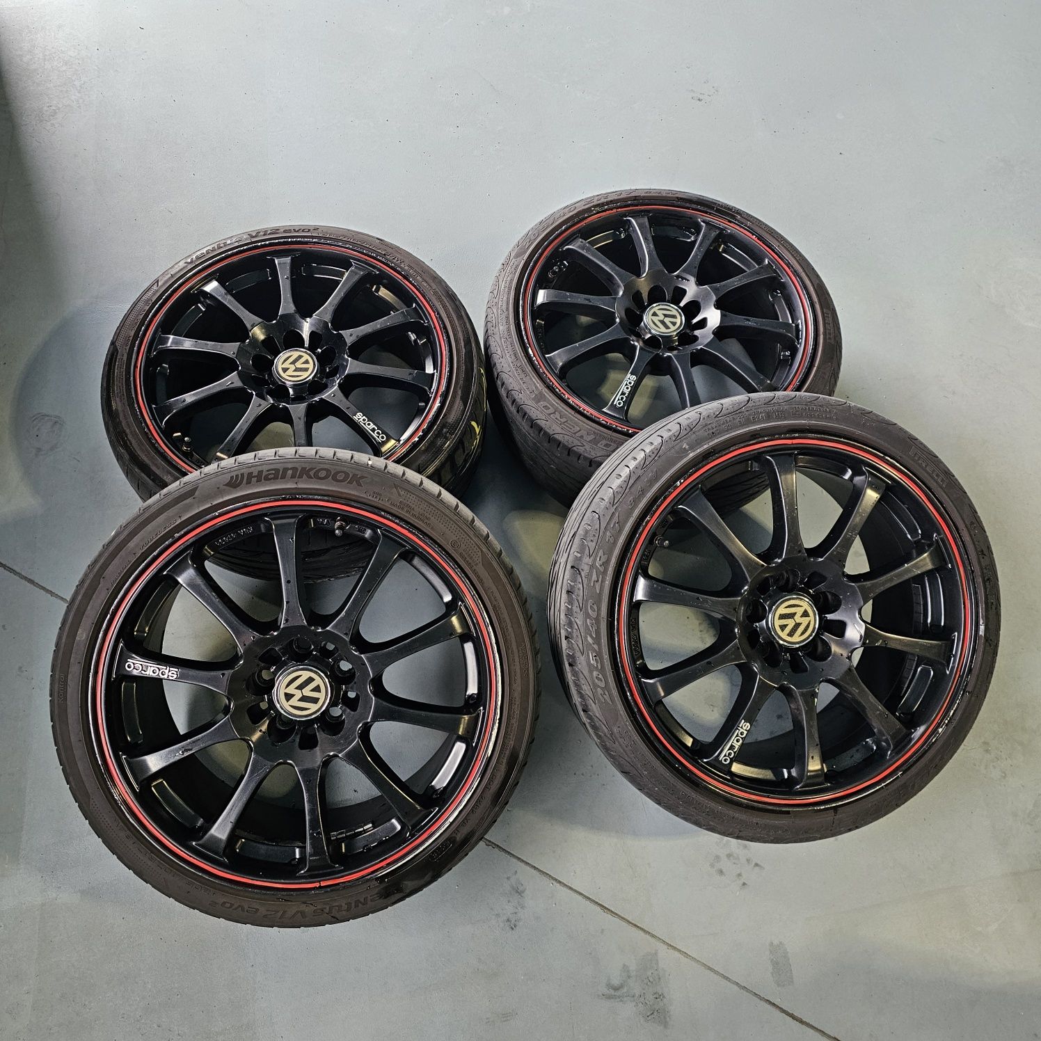 Jante 17" Sparco Drift Matt Black