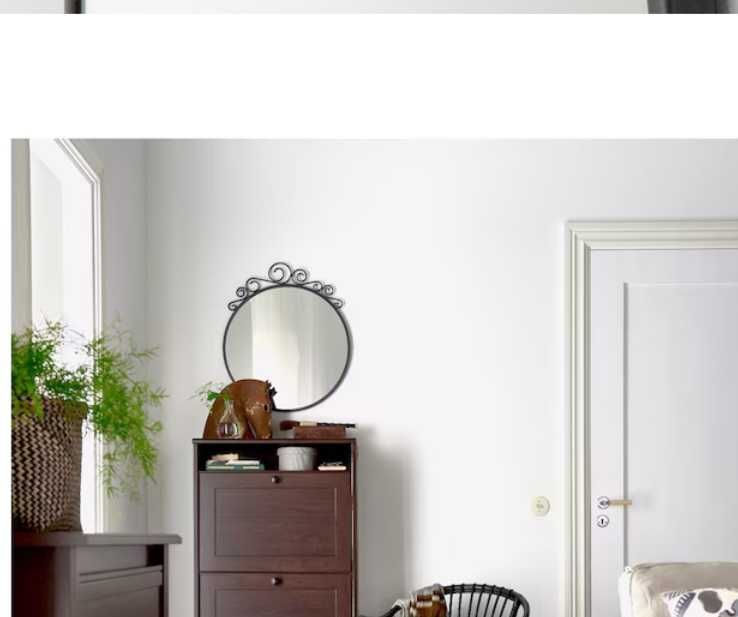 Oglinda ikea rama metalica